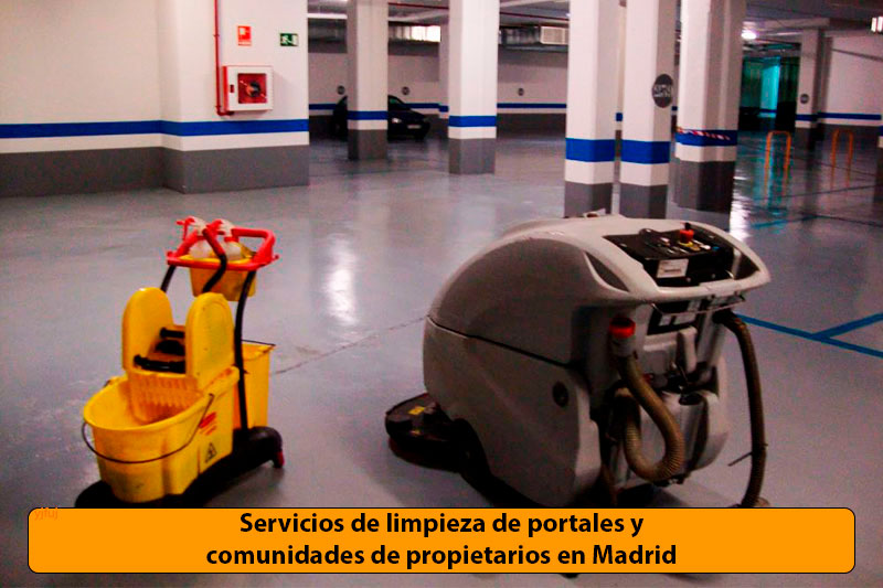 Servicios de limpieza de portales y comunidades de propietarios en Madrid